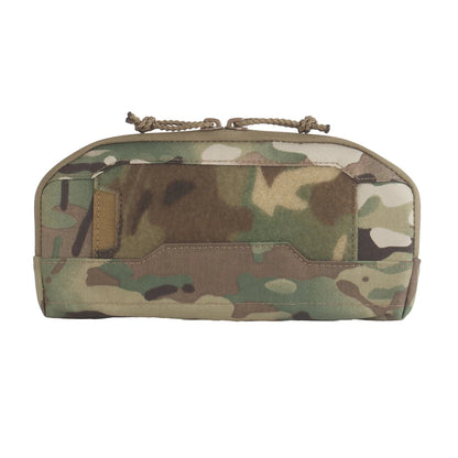 Wide Tactical Admin Pouch For Triple Magazine Pocket Storage Compact Bag Plate Carrier Hunting Airsoft Molle Front Placard Pouch