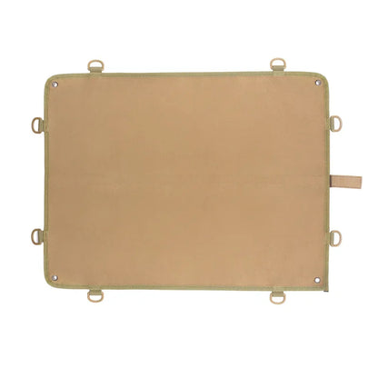 Tactical Morale Patch Panel Badge Storage Cloth Armband Display Board ID Patches Foldable Hook Loop Surface D-Rings