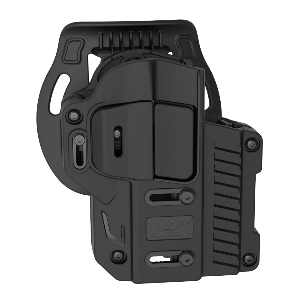 Universal Tactical Holster, OWB Paddle Universal Holster,Polymer Right Hand,Level 2 Retention