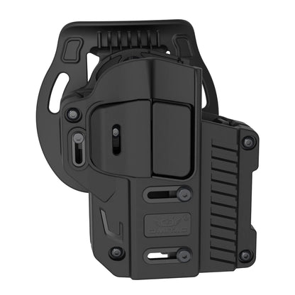 Universal Tactical Holster, OWB Paddle Universal Holster,Polymer Right Hand,Level 2 Retention
