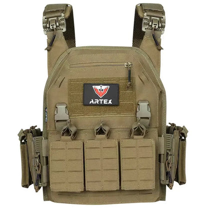 Tactical Vest Outdoor Hunting Plate Carrier Protective Adjustable Vest Airsoft Carrier Combat Equipment