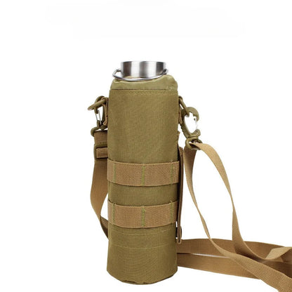 Tactical Water Bottle Holder, MOLLE Water Bottle Pouch 600D Oxford Waterproof Bottle Carrier for Outdoor Hiking Camping Cycling