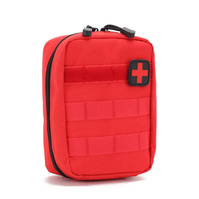 Tactical MOLLE IFAK Medical Pouch Durable Nylon First Aid Bag with Quick Access Zipper for Hunting Camping