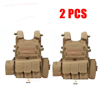 Child Bulletproof Vest Camouflage Tactical Body Armor Level III Breathable Multi Functional 6094 Vest Stab Proof