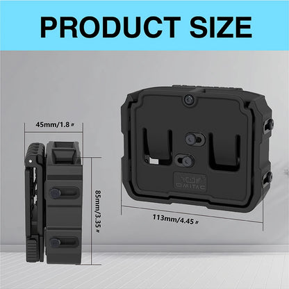 Universal Double Magazine Pouch with Belt Clip for Various Caliber Single Or Double Stack Magazines