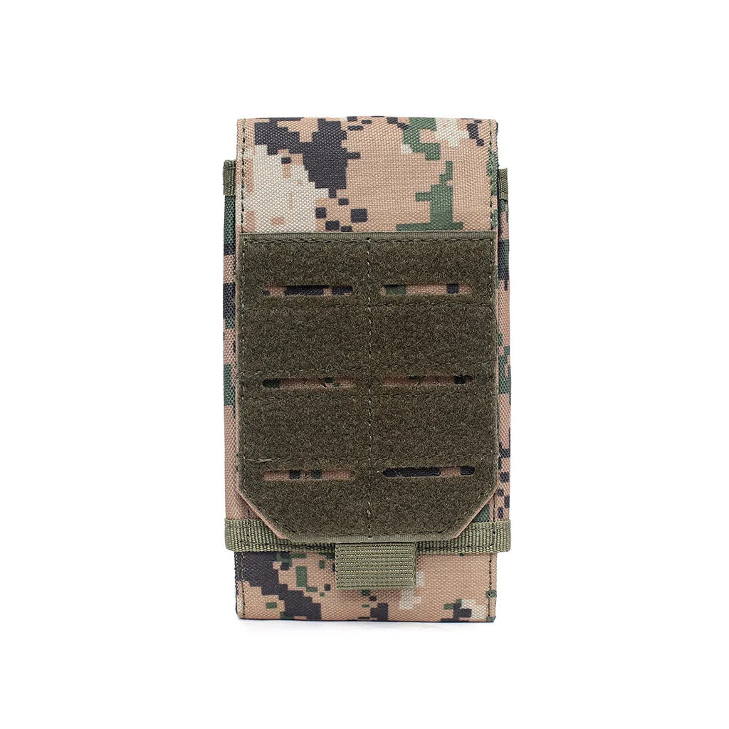 Outdoor Molle Phone Pouch Tactical Waist Pack Camping Hiking Hunting Accessories EDC Tool Bag Sports Mobile Phone Holder Bags