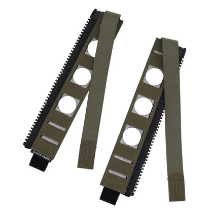 Tactical MOLLE Back Panel Zipper Adapter FCPC Back Pocket Zipper For Hunting Vest FCSK 3.0 Backpack Zipper Accessories