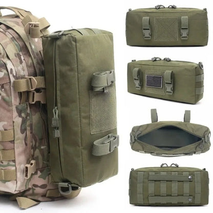 Tactical Backpack Travel Camping MOLLE Pouch Nylon Accessory Outdoor Sports Fishing Sling Hiking Hunting Pack