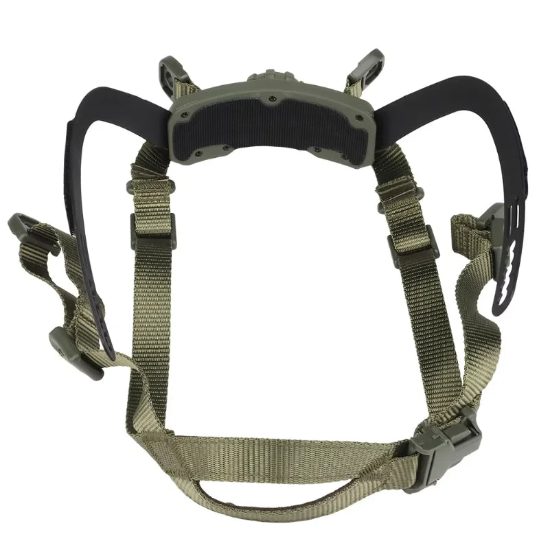 Helmet Inner Suspension System Portable CS Helmets Adjustable Head Lock Strap Accessories for Tactical  Fast SF High Cut Helmet