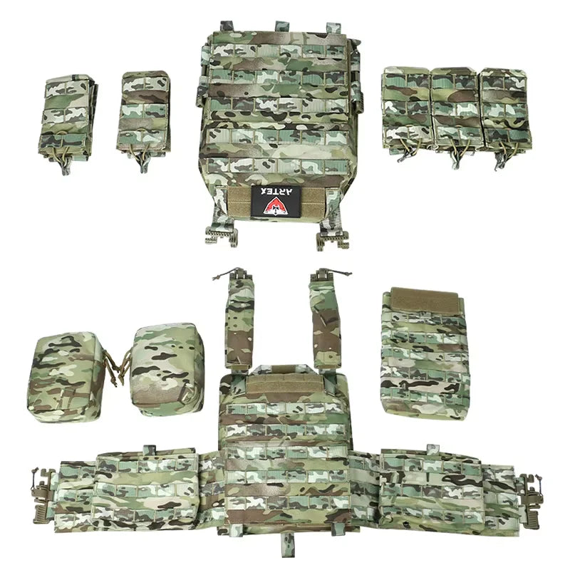 Tactical Vest Outdoor Hunting Plate Carrier Protective Adjustable Vest Airsoft Carrier Combat Equipment Outdoor hunting vest