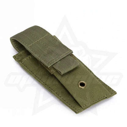 OPHIDIAN 9mm Magazine Pouch Single Double Magazine Pouch Outdoor Molle Open Top Magazine Pouch for  M1911 92F Flashlight Ba
