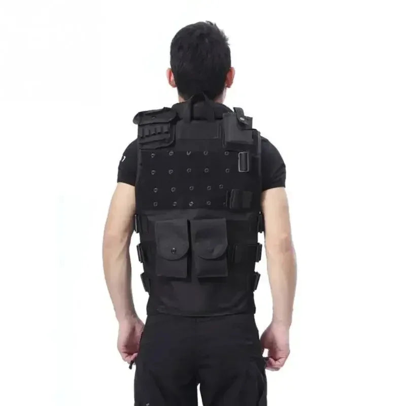 Genuine Man's Tactical Vest ,Military Vest Model Molle Tactical Black Cs Vest  Protective Equipment