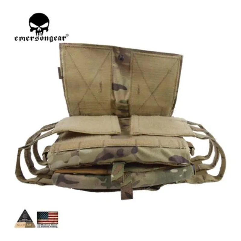 EMERSON Tactical Vest MOLLE JPC Vest Airsoft Paintball Chest Protective Plate Carrier MC Combat Vest + Plates