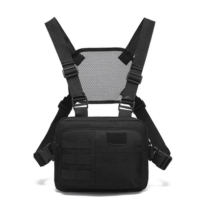Multi-function Tactical Vest Unisex Chest Rig Bag Fashion Men's Hip-hop Streetwear Chest Bags Waterproof Oxford Sport Backpack