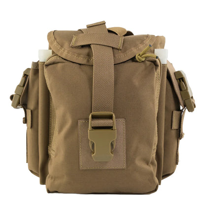 Outdoor Water Bottle Bag Multifunctional MOLLE Waist Bag Accessory Pouch Kettle Cup Cover
