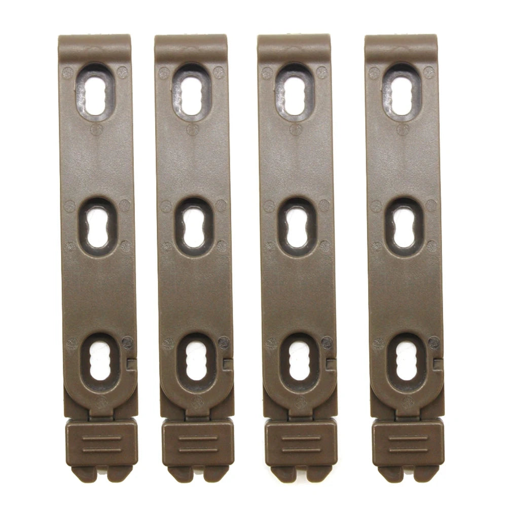 Tactical Molle Clips Clamp Molle Attachment for 5.56/7.62 Soft Shell Magazine Pouch Universal Knife Sheath Back Clips,2PCS 4PCS