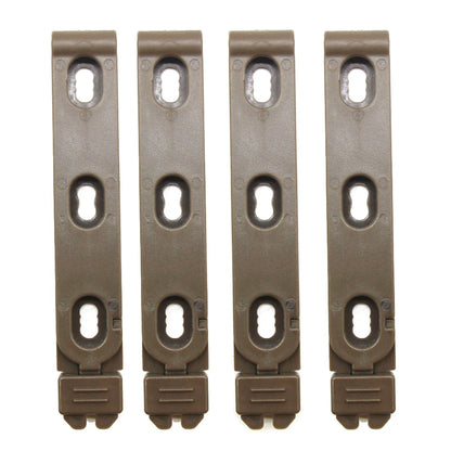 Tactical Molle Clips Clamp Molle Attachment for 5.56/7.62 Soft Shell Magazine Pouch Universal Knife Sheath Back Clips,2PCS 4PCS