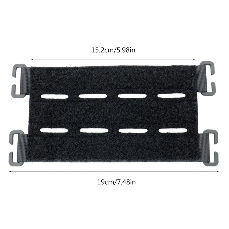 G92F Molles Patches Hook and Loop Tacticals Patches Panel Display MollesStrip Attachment for Badge Backpack Molles Accessory