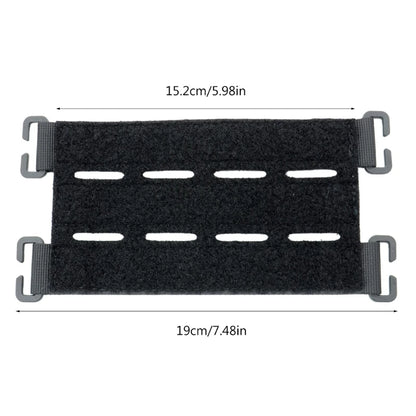 G92F Molles Patches Hook and Loop Tacticals Patches Panel Display MollesStrip Attachment for Badge Backpack Molles Accessory