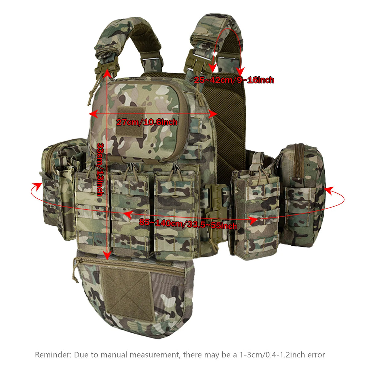 Quick-release training vest molle multifunctional outdoor vest equipment