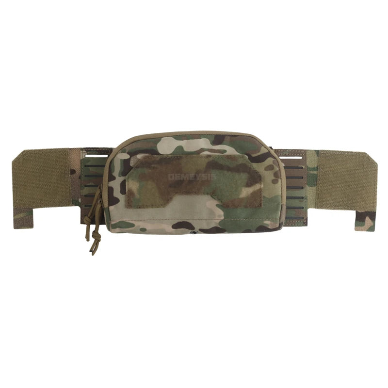 Tactical Admin Pouch with Multi-caliber 5.56 9mm Triple Mag Pouch MOLLE Front Placard System 2nd Layer Airsoft Pouches