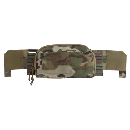 Tactical Admin Pouch with Multi-caliber 5.56 9mm Triple Mag Pouch MOLLE Front Placard System 2nd Layer Airsoft Pouches