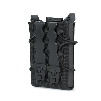 5.56 9mm Magazine Pouch  AK AR M4 AR15 Double Magazine Bag Rifle Pitol Molle Mag Holster Pouch for Hunting CS Paintball