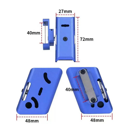 ### IPSC Aluminum Magazine Pouch Competition Multi-Angle Adjustment Pouch For Glock G17 G19 G22 G34 43X 1911Pistol Shooting