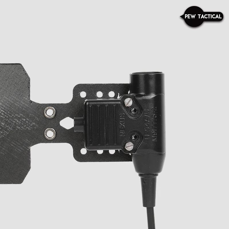 PEW TACTICAL AXL STYLE CommSled Universal PTT Molle Mount for U94 TEA Invisio10/20 CURV Material