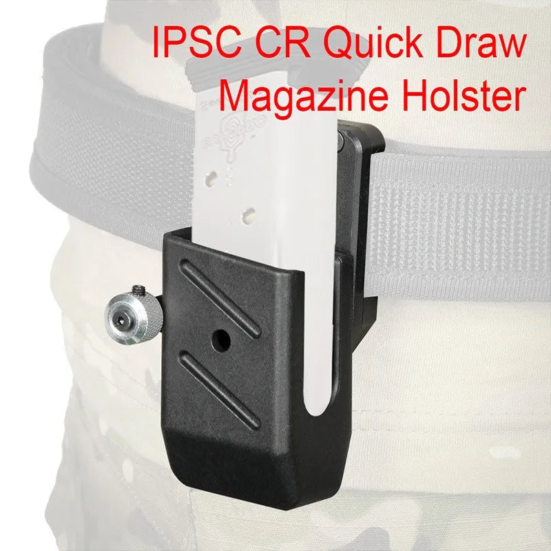 Tactical IPSC CR Quick Draw Magazine Holster Pouch for GL 17 M9 P226 9mm Left Right Handed Universal Pistol Gun  Pouch