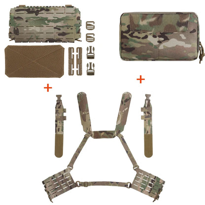 Tactical ARC Chest Rig Kit With ARC V3 Multi-purpose MOLLE Mag Pouch And ARC GP Pouch Quick Release