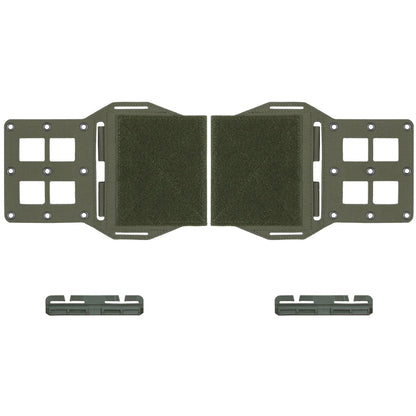 2Pcs LV119 Tactical Vest Plate Carrier MOLLE Expander Wing Radio/556 Mag Pouch Chassis Holder Quick Release Girdle Slide Buckle