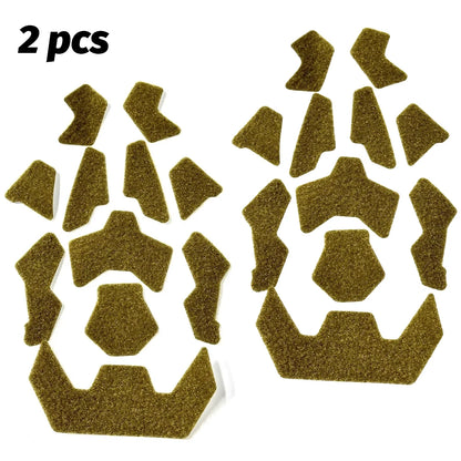 Tactical Helmets Patches 11Pcs Universal Exterior Tape Helmet Hook And Loop Fastener Set for Fast High Cut Helmet Magic Sticker