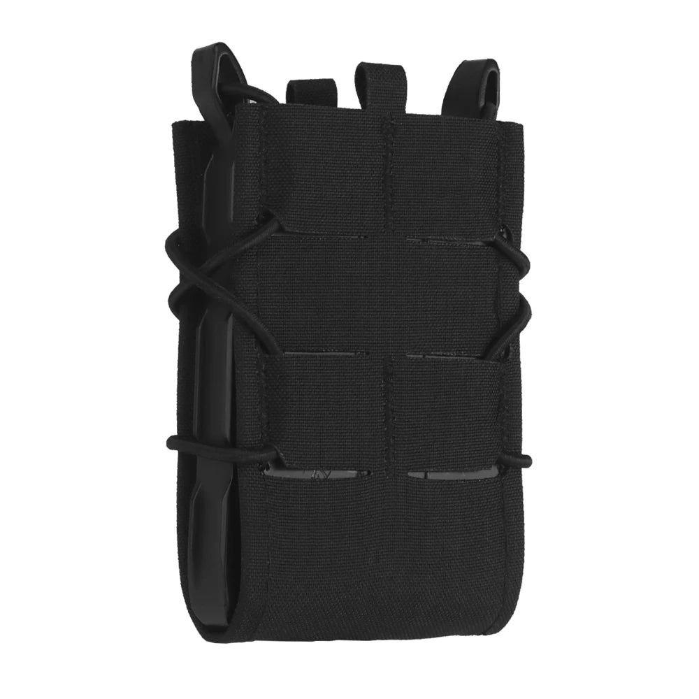 Tiger V2 Single Double Magazine Pouch Set Molle Hook-Loop Mag Carrier Rifle AR 5.56 .233 AK 7.62 .308 Magazine Holster Airsoft