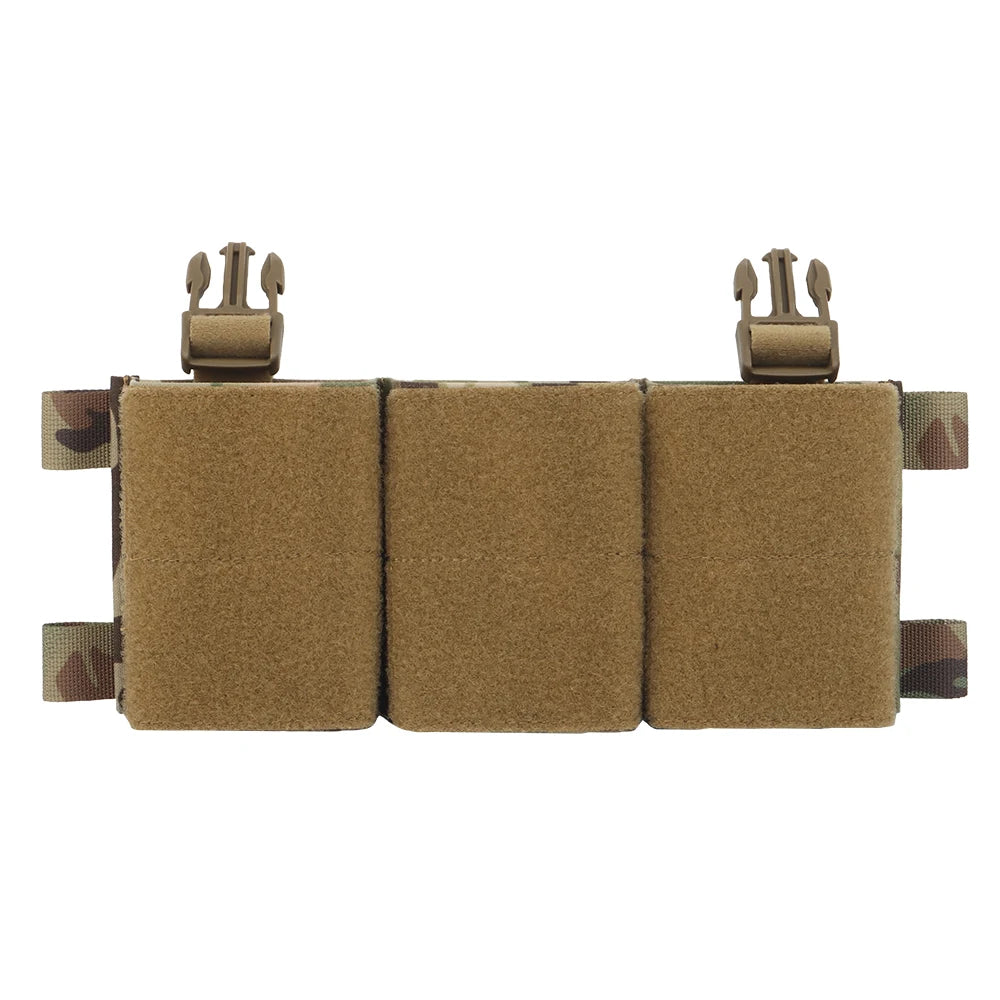 Tactical Triple 556/762 Magazine Pouch Dual Placard SR AR SCAR G3 AK M4 Mag Bag LV119 HSP Vest Plate Carrier Airsoft Accessories