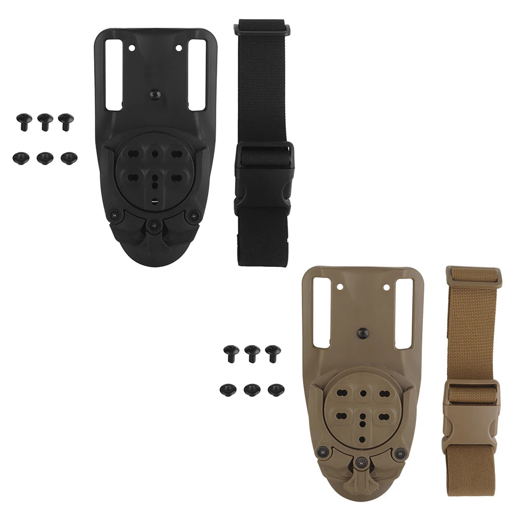 Tactical Holster 360 Degree Revolve Hunting Pistol Mounting Adapter Modular  Shooting Holster Accessories
