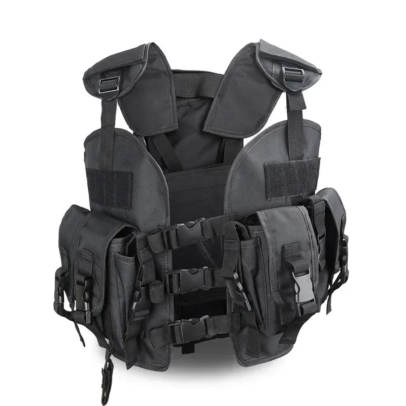 Tactical Seal Vest Camouflage Combat Vest Airsoft Paintball Body Armor For Hunting War Game Airsoft Outdoor Sport With Water Bag