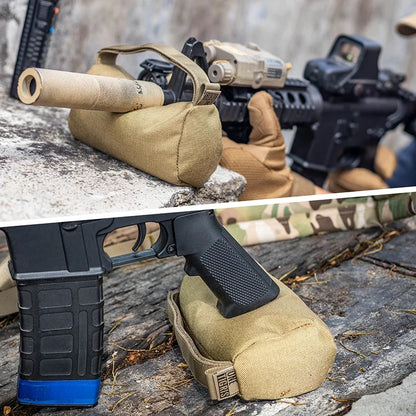 ONETIGRIS Shooting Bag Front Rear Bag Target Stand Sandbag Bench Unfilled Tack Driver Hunting