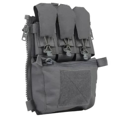 Tactical Multi purpose Bag Tactical Vest for FRO Style V5 Vest Back Panel Double Pouch Zip On Backpack Hunting Hiking