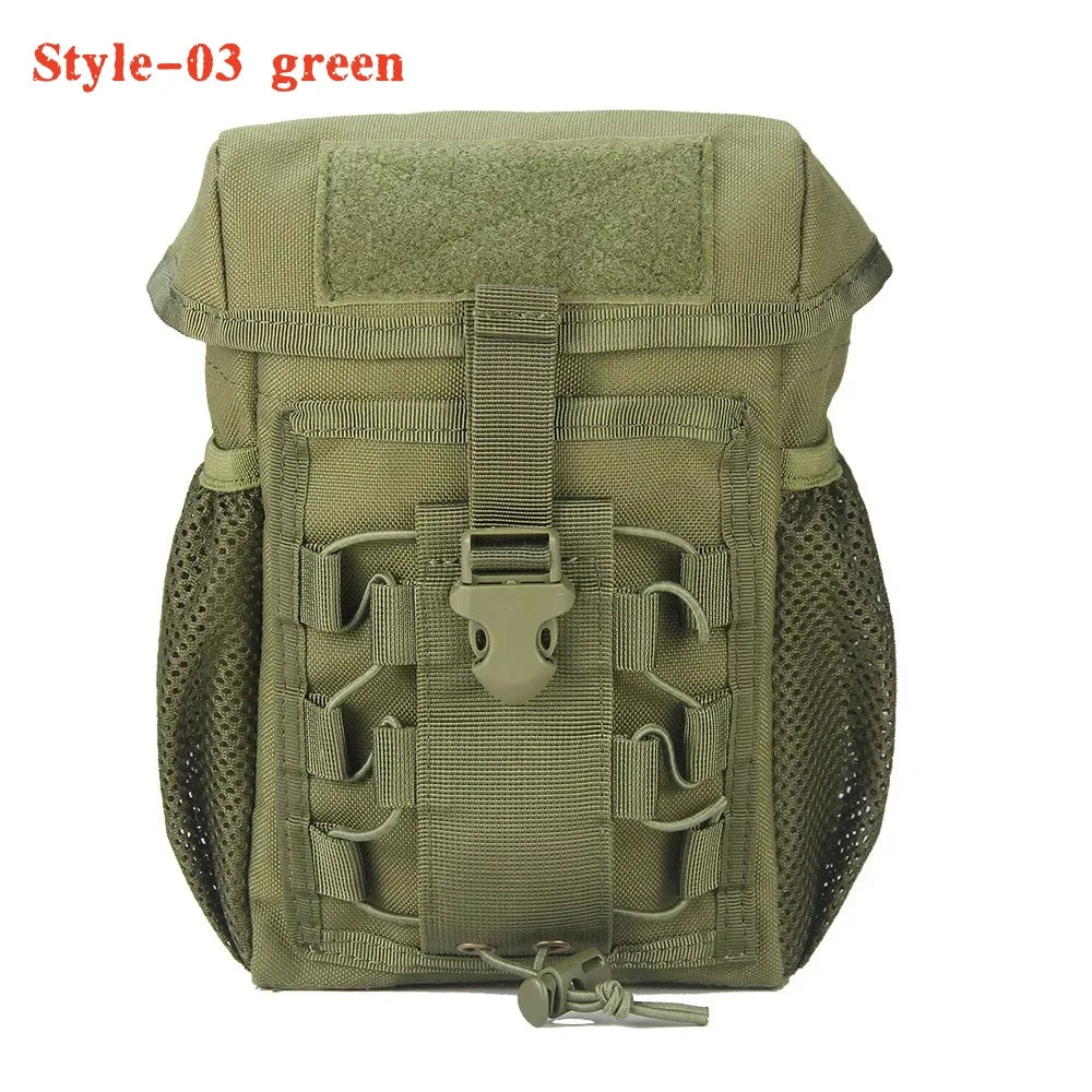 IFAK EDC Bag Tactical Molle Admin Pouch Waist Bag Hunting Vest Emergency Tool Kit Outdoor First Aid Kit Camping Survival Bag