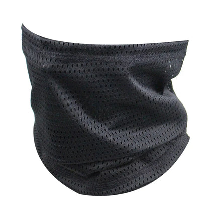 Large Mesh Windproof Neckerchief Camo Mask Neck Gaiter Cover Face Bandana Sun Cool Breathable Cycling Hiking Camping Tube Scarf