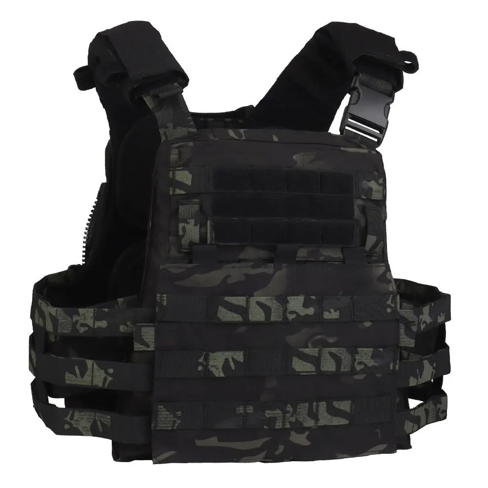 AVS MBAV Tactical Plate Carrier MOLLE Airsoft Hunting Training Combat Vest with Adaptive Comfortable Modular Quick ReleaseSystem