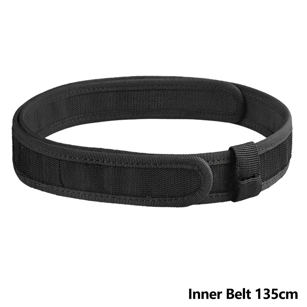1Pc Tactical Waist Belt Magic Training Belt Thickened and Hardened Outer Waistband Belt for Men and Women Outdoor Sports
