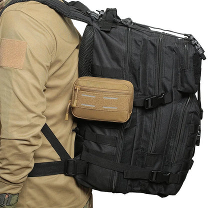 Tactical Small Molle Pouch Admin Pouch Belt Waist Bag Compact EDC Utility Gadget Gear Pouches for Hunting Camping Hiking Bag