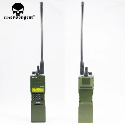EmersonGear Tactical Military Softair Army Radio PRC-152 Dummy Radio Case1:1  Antenna Package Talkie Walkie Interphone model
