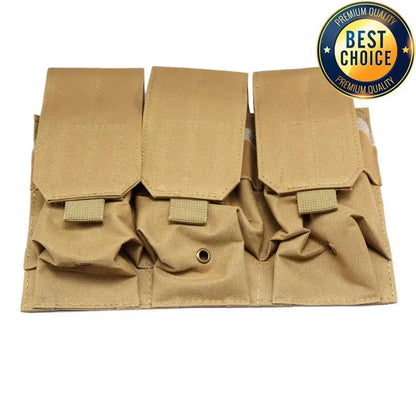 Tactical Molle 5.56mm Magazine Pouch for M4 AR15 CS Rifle Double Triple Mag CS Game Paintball Hunting Accessories Pack