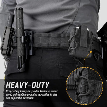 Molle Tactical Handcuffs Pouch Shackles Holder Case Universal Handcuffs Holster Quick Release Standard Chain Cuffs for Vest
