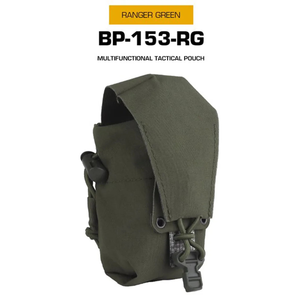 Tactical Vest Molle Silent Flash Bang Pouch Bag Multifunctional Pouch Flip Sundries Bag Outdoor