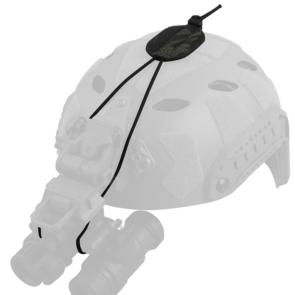 Tactical High Reinforced Night Vision Goggles NVG Reinforcement Lanyard Double-sided Magic Fastener Helmet Accessories