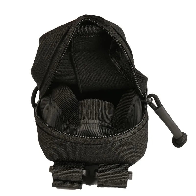 Tactical MOLLE Disposable Glove Bag Nylon Duty Belt Pouch EMT Medical Organizer Outdoor Hunting Waist Belt Accessory Pouch